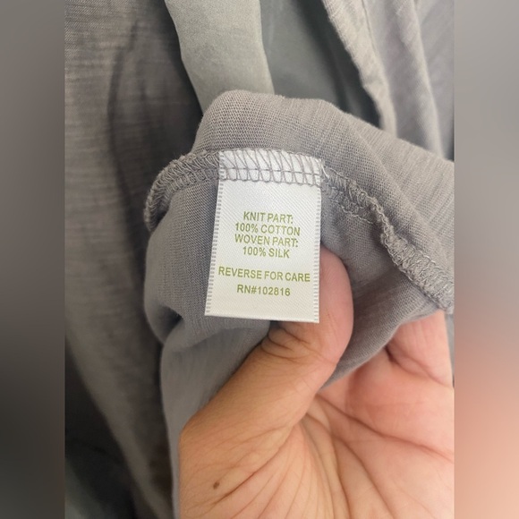 Women’s Garnet Hill Cotton/Silk cardigan workwear casual business casual size M - Picture 3 of 7